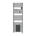 Radiateur sèche-serviettes connecté riva 5 avec soufflerie 1750w gris menhir