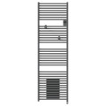 Radiateur sèche-serviettes connecté riva 5 avec soufflerie 2000w gris menhir