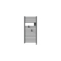 Radiateur sèche-serviettes connecté riva 5 etroit 300w gris menhir