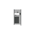 Radiateur sèche-serviettes connecté riva 5 etroit avec soufflerie 1300w menhir