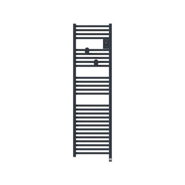 Radiateur sèche-serviettes connecté riva 5 etroit 500w gris ardoise