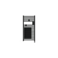Radiateur sèche-serviettes connecté riva 5 etroit avec soufflerie 1300w cardone