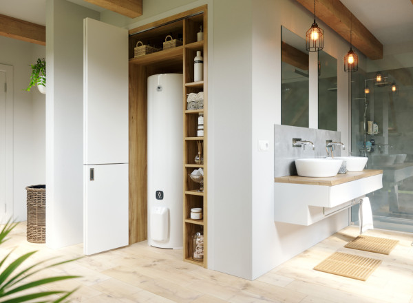 Chauffe-eau électrique duralis connect aci hybride 300l stable