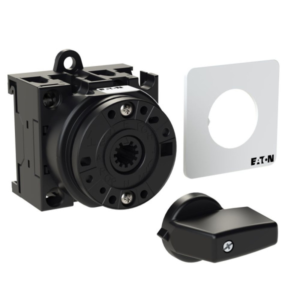 Inter. Marche-arrêt, 2 p, 20a, 90°, encastré, fixation arrière,appareil de base (T0-1-102/XZ) - Eaton - 005736