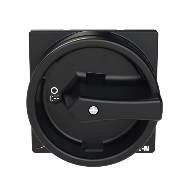 Inter. général, tripolaire + 1 contact o, 20 a, arrêt d'urgence, 90°, encastré (T0-2-113/EA/SVB-SW) - Eaton - 007952