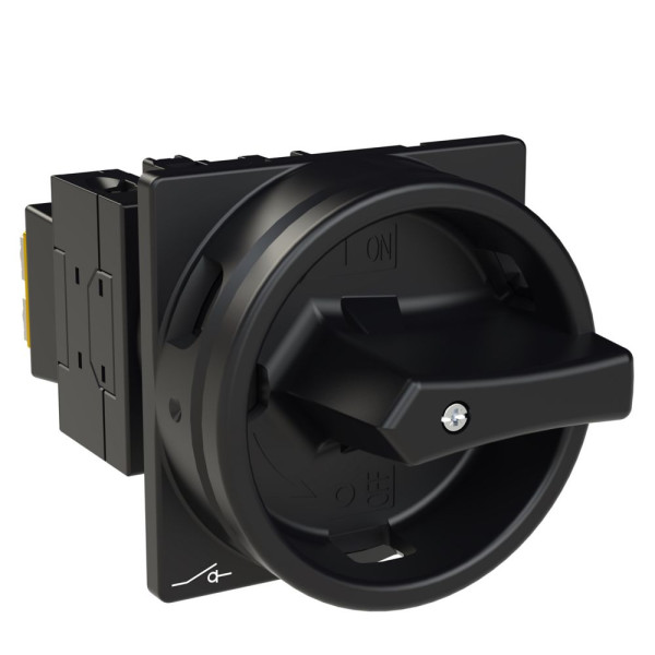 Inter. général, tripolaire + 1 contact o, 20 a, arrêt d'urgence, 90°, encastré (T0-2-113/EA/SVB-SW) - Eaton - 007952