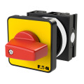 Inter. Marche-arrêt, 1 pôle, 20 a, fonctions d'arrêt d'urgence, 90°, encastré (T0-1-8200/E-RT) - Eaton - 009474