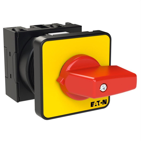 Inter. Marche-arrêt, 1 pôle, 20 a, fonctions d'arrêt d'urgence, 90°, encastré (T0-1-8200/E-RT) - Eaton - 009474