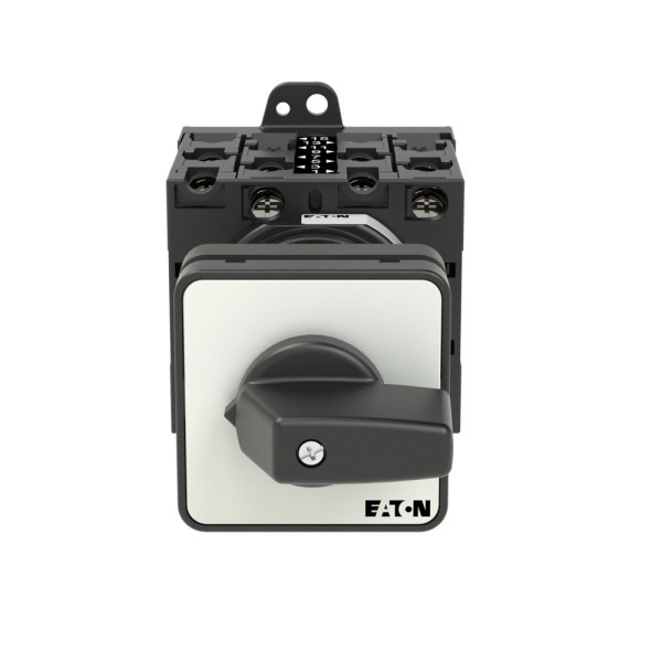 Inter. Marche-arrêt, 6 pôle + 1 f + 1 o, 32 a, 90°, encastré, fixation arrière (T3-4-15682/Z)