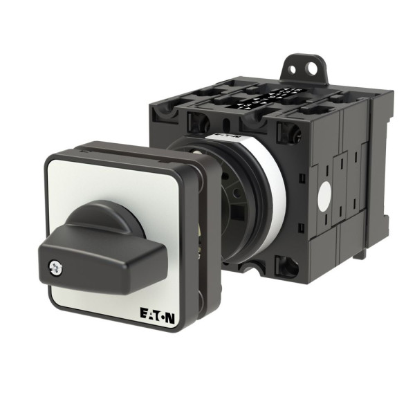 Inter. Marche-arrêt, 6 pôle + 1 f + 1 o, 32 a, 90°, encastré, fixation arrière (T3-4-15682/Z)