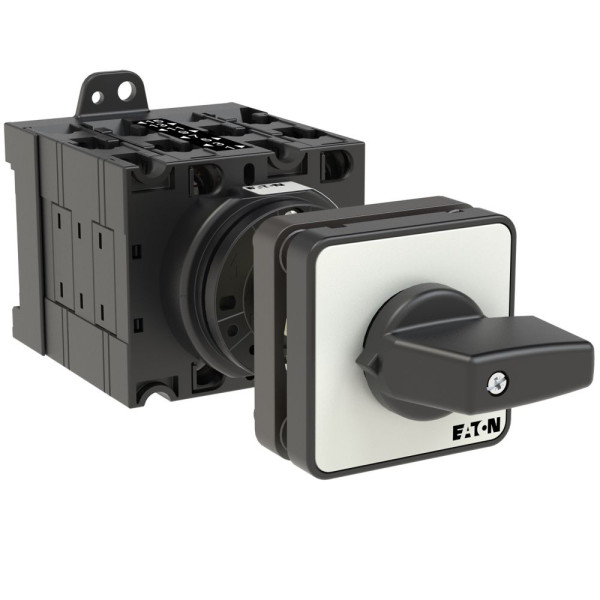 Inter. Marche-arrêt, 6 pôle + 1 f + 1 o, 32 a, 90°, encastré, fixation arrière (T3-4-15682/Z)
