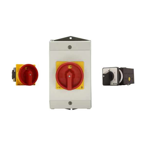 Inter. général, 6 pôle + 1 f + 1 o, 63a, 90°, verrouillable, en saillie (T5B-4-15682/I4/SVB-SW) - Eaton - 207247