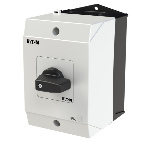 Inter. Marche-arrêt, 3 pôles + n + 1 f + 1 o, 20 a, 90°, en saillie (T0-3-8901/I1)