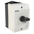 Inter. Marche-arrêt, 3 pôles + n + 1 f + 1 o, 20 a, 90°, en saillie (T0-3-8901/I1)