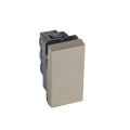Interrupteur va-et-vient unipolaire 10ax 1 module arteor carre champagne 