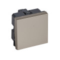 Interrupteur va-et-vient 10ax 2 modules arteor carre champagne 