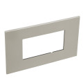 Plaque de finition arteor 4 modules arteor carre champagne