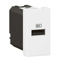 Chargeur 1 module 1 prise usb type a 15w blanc