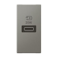 Chargeur 1 module 1 prise usb type c 20w magnesium power delivery