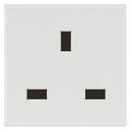 Prise de courant 2p+t 13a standard bs arteor carre blanc 