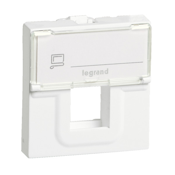 Adaptateur keystone - 1 connecteur rj45 blanc