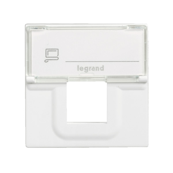 Adaptateur keystone - 1 connecteur rj45 blanc