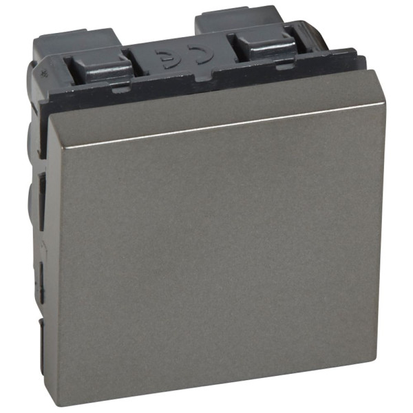 Intermediate switch 2 modules arteor carre magnesium