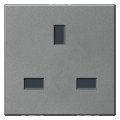 Prise 2p+t 13a a eclipses arteor carre magnesium 