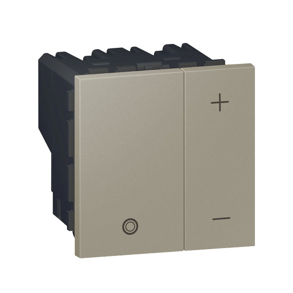 Variateur 2 modules 0-10v arteor carre champagne