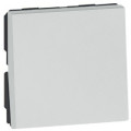 Bouton poussoir 6a 250v carre arteor soft alu 