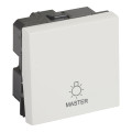 Push for lights (on/off of all lights) m aster 2 modules with icons sq w