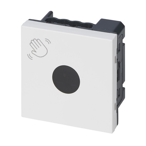 Interrupteur sans contact pour porte arteor blanc