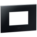 Plaque de finition arteor 3 modules carre graphite 