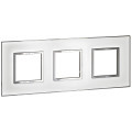 Plaque de finition arteor 3x2 modules carre mirror white 