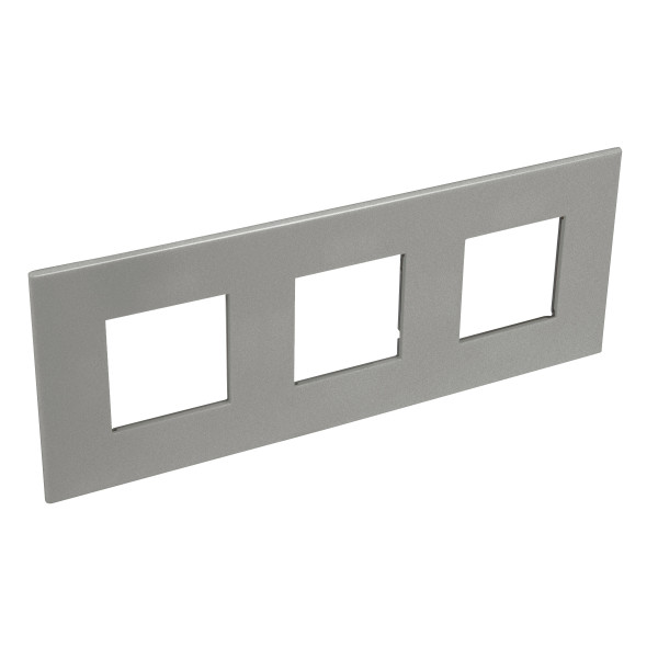 Plaque de finition arteor 3x2m schuko et franco belge carre magnesium 