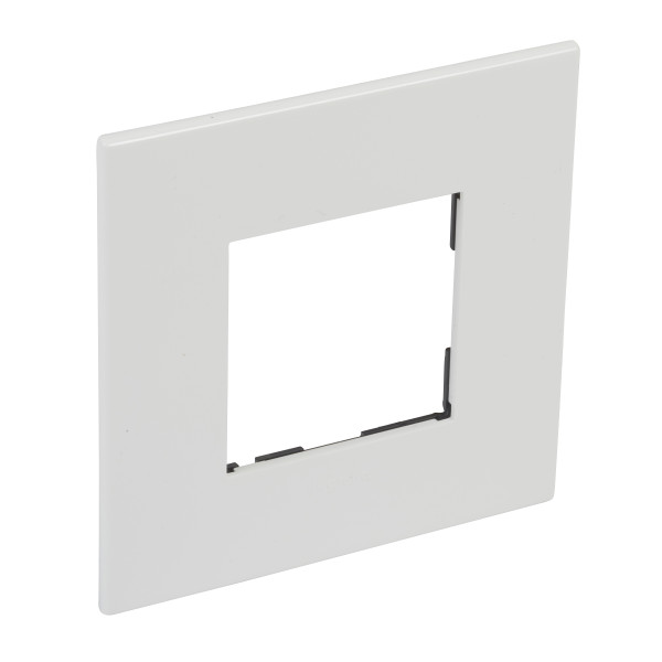 Plaque de finition arteor 2 carre module fb-sch white 
