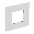 Plaque de finition arteor 2 carre module fb-sch white 