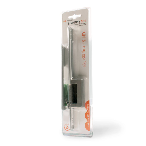Gâche électrique à encastrer Lockelek 301 12V