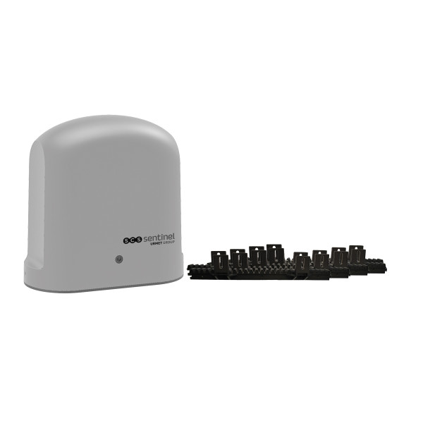 Motorisation de portail 24V  SCS Sentinel à crémaillères pour portail coulissant 6m/500Kg