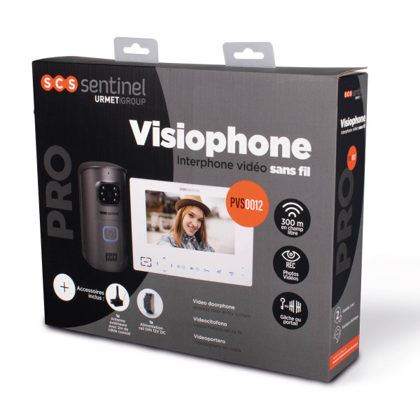 Visiophone sans fil SCS Sentinel 300m en champ libre