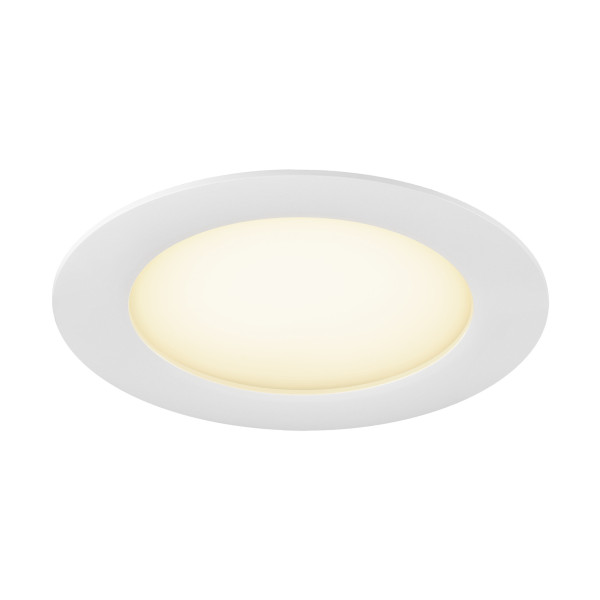 Downlight v 150, collerette plate blanche