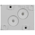 D-ring s, applique murale, phase, 2700/3000 k, phase, ip65, blanc