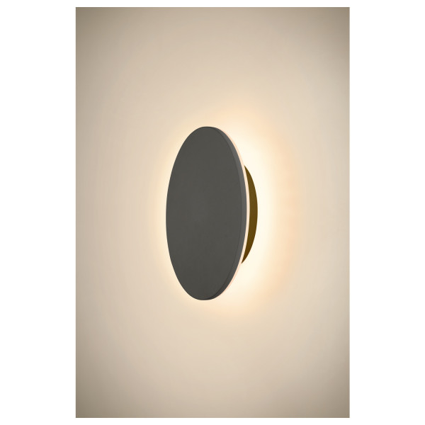D-ring m, applique murale, phase, 2700/3000 k, phase, ip65, noir