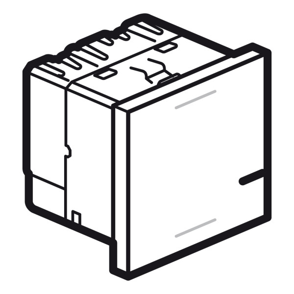 Interrupteur filaire option variateur arteor with netatmo - blanc