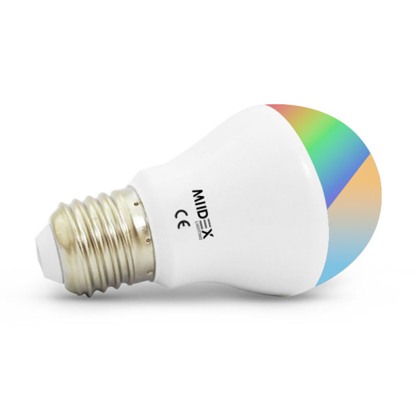 Led 6w bulb e27 rgb + cct dim boite