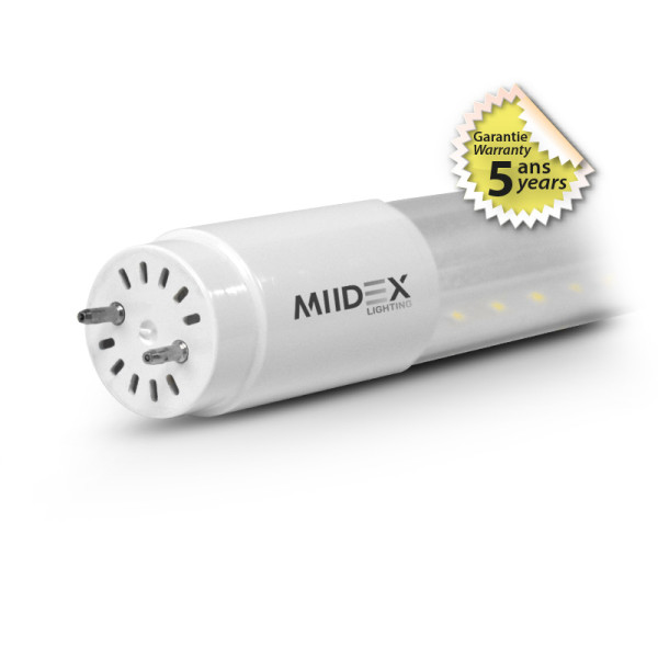 Tube led t8 1200m 12w 4000k transp180lm/w  85-265v ln starter 5a (x10)