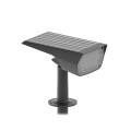 Solaris projecteur piquet 316mm 2w 3000k solaire carre noir