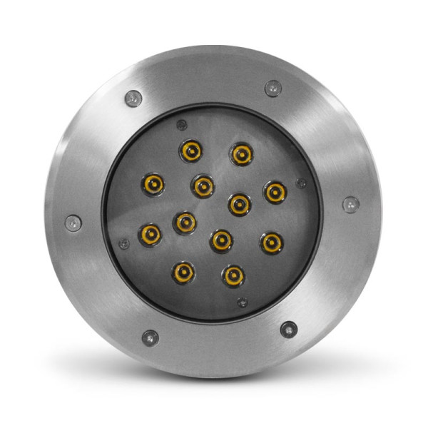 Etna spot encastrable diam 210mm 12w 4000k ip67 inox 316l