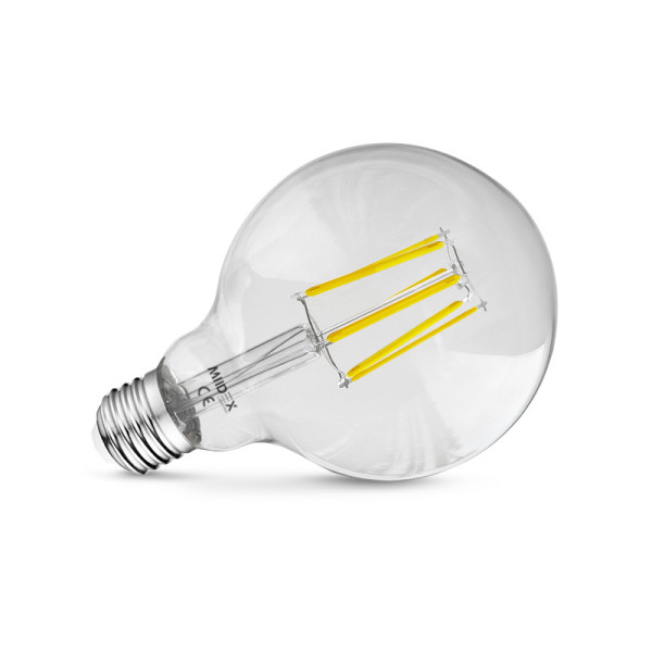 Led fil cob globe g95 e27 8w 2700k clr boite