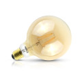 Led fil cob globe g125 e27 8w 2700k golden boite